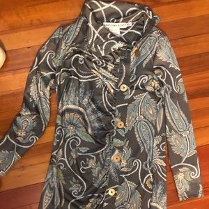 Gretchen Scott paisley shirt dress